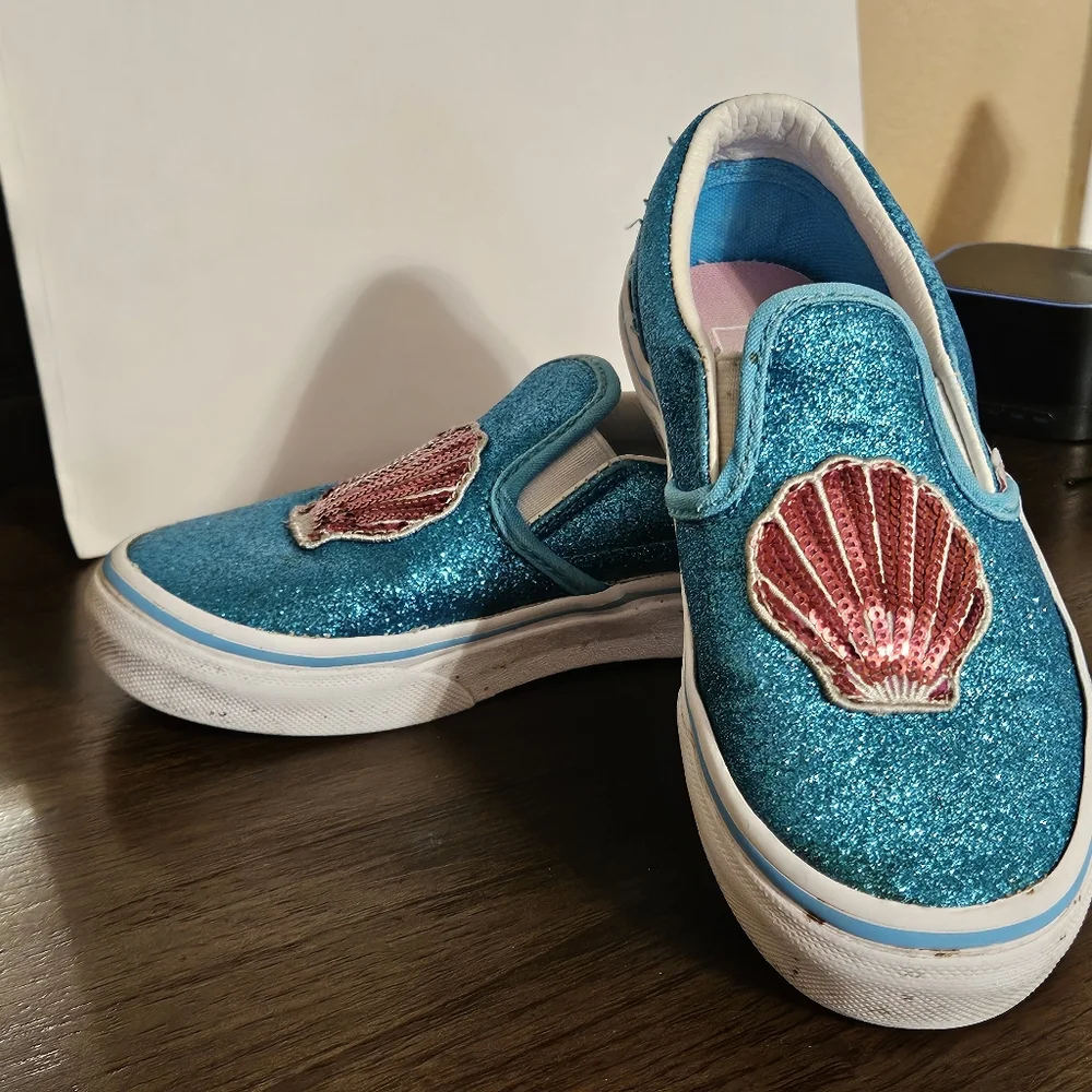 Mermaid Girl Vans - Picture 3 of 5